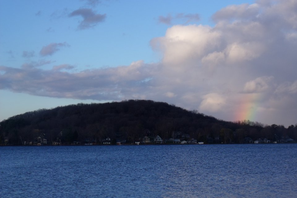 Rainbow over the Bluff